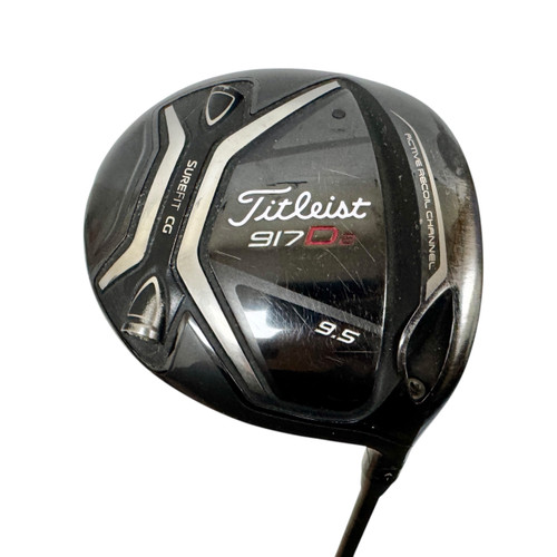 Vist Large View of Product Image Which is Used Titleist 917 D2 Men's RH 9.5 Degree Driver Stiff Flex Graphite Shaft