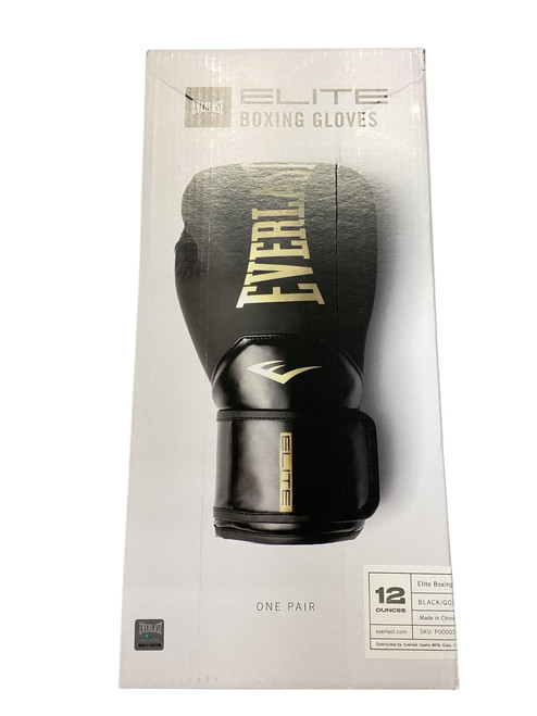 Vist Large View of Product Image Which is Used Everlast Boxing Gloves Black Senior