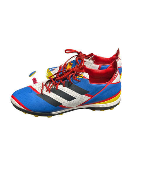 Vist Large View of Product Image Which is Used Adidas Soccer Cleats Royal Blue Senior 10