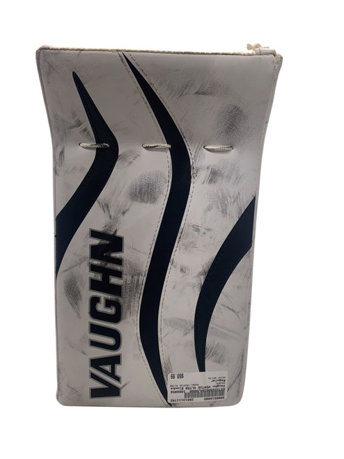 Vist Large View of Product Image Which is Used Vaughn VENTUS VLT58 Youth Goalie Blocker White/Black