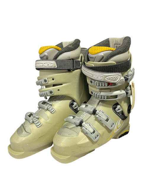 Vist Large View of Product Image Which is Used Salomon Snowshoes Mens Beige 25"