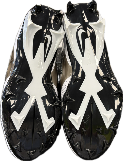 Vist Large View of Product Image Which is Used Nike ALPHA MENACE 4 PRO Adult FB Cleats White And Black Senior 14