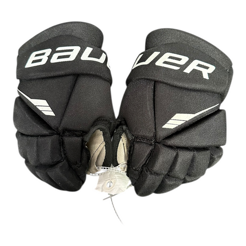 Vist Large View of Product Image Which is Used Bauer LIL SPORT GLOVES Junior Gloves Black 9"