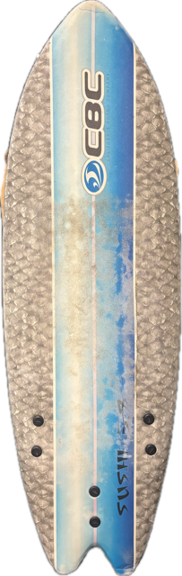Vist Large View of Product Image Which is Used California Board Co SUSHI 5.8 Surfboard Royal Blue 5Ft 8In