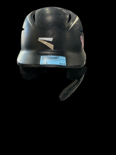 Vist Large View of Product Image Which is Used Easton 7 1/8 - 7/3/4 Batting Helmet No Mask Black MD