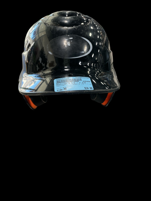 Vist Large View of Product Image Which is Used Rawlings 6 1/2 - 7 1/2 Batting Helmet No Mask Black MD