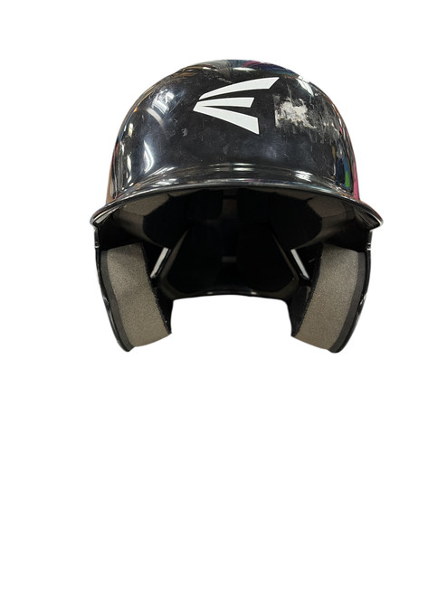 Vist Large View of Product Image Which is Used Easton ALPHA HELMET Batting Helmet No Mask Black One Size