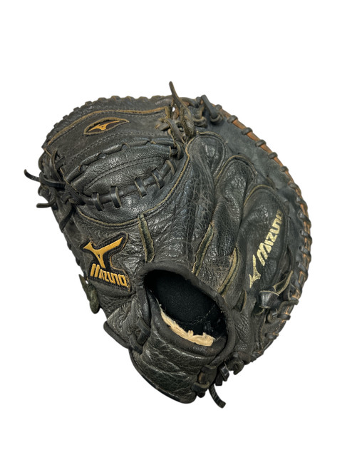 Vist Large View of Product Image Which is Used Mizuno POWER CLOSE BB/SB Catchers RH Throw Black 31 1/2"