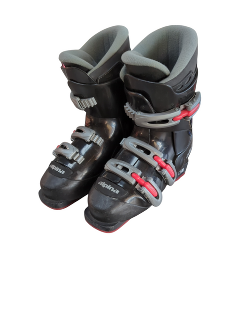 Vist Large View of Product Image Which is Used Alpina DISCOVERY Boys DH Ski Boot Black 210 MP - J02