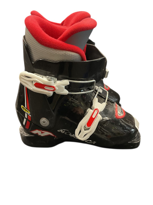 Vist Large View of Product Image Which is Used Nordica GPT2 SZ 19.5 Boys DH Ski Boot Black 195 MP - Y13
