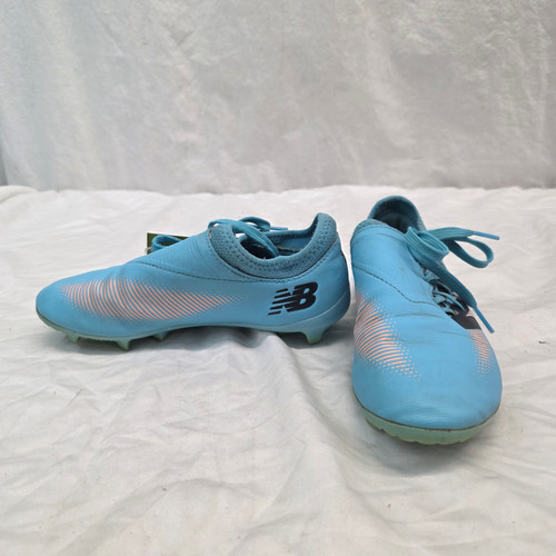 Vist Large View of Product Image Which is Used New Balance FURON Soccer Cleats Carolina Blue Junior 03