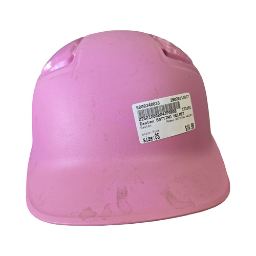 Vist Large View of Product Image Which is Used Easton BATTING HELMET Batting Helmet No Mask Pink One Size