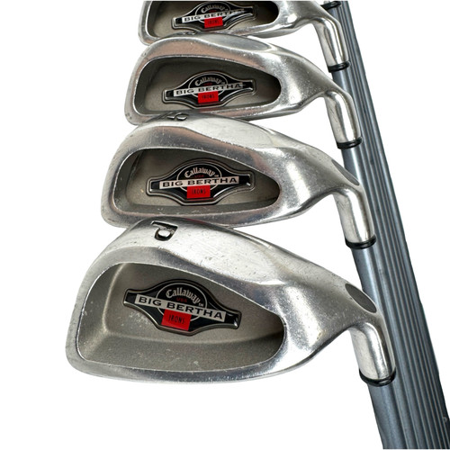 Vist Large View of Product Image Which is Used Callaway BIG BERTHA 1994 Men's RH Iron Set 3I-PW Regular Flex Graphite Shaft