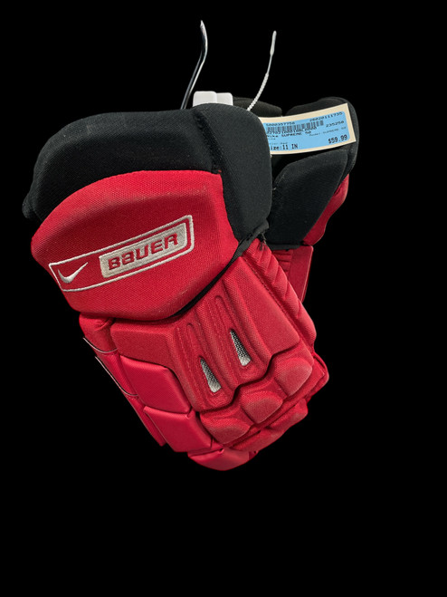 Vist Large View of Product Image Which is Used Nike SUPREME 50 Senior Gloves Red 11"