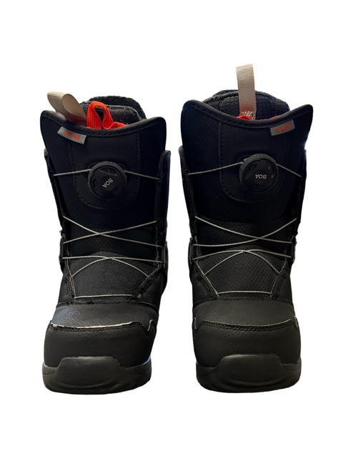 Vist Large View of Product Image Which is Used Burton ZIPLINE BOA Boys Snowboard Boots Black Junior 05