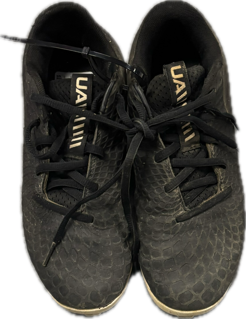 Vist Large View of Product Image Which is Used Under Armour UA BB/SB Cleats Black Junior 02.5