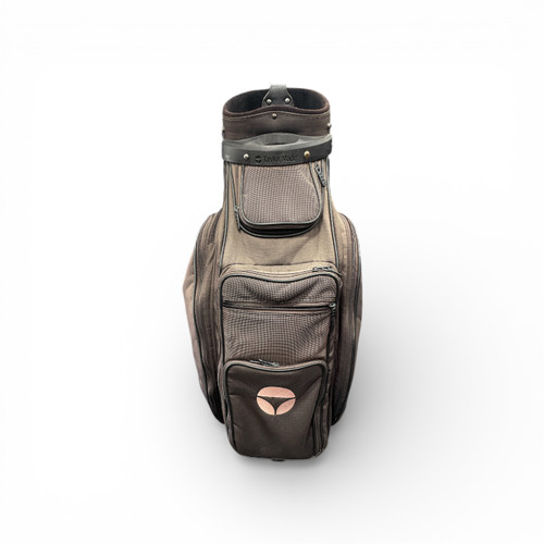Vist Large View of Product Image Which is Used Taylormade CART BAG Mens Cart Bag Wine And Black