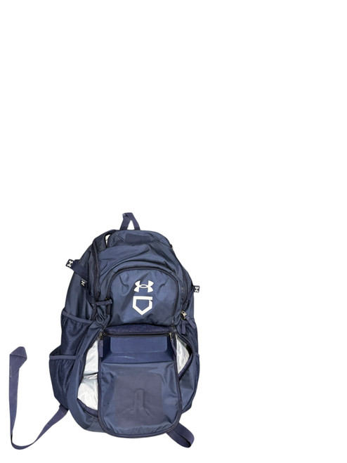Vist Large View of Product Image Which is Used Under Armour BB/SB Player Backpack Navy And White