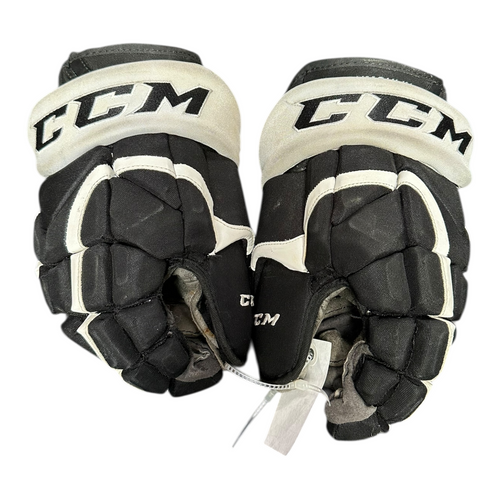 Vist Large View of Product Image Which is Used CCM PRO Senior Gloves Black 15"