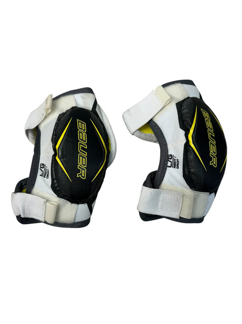 Vist Large View of Product Image Which is Used Bauer SUPREME 150 Junior Elbow Pads LG