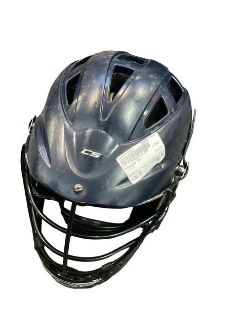 Vist Large View of Product Image Which is Used Cascade CS Lacrosse Helmet Navy Blue MD