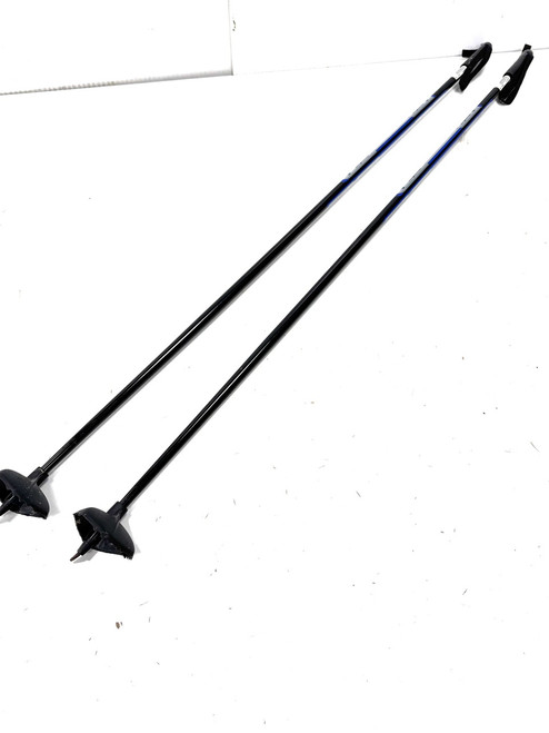 Vist Large View of Product Image Which is Used Alpina CUSTOM Mens XC Ski Poles Black 135 cm / 54 in