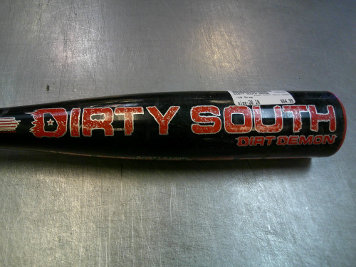 Vist Large View of Product Image Which is Used DIRTY SOUTH DEMON BB/SB USSSA 2 5/8 Bat 28"