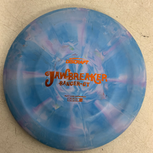 Vist Large View of Product Image Which is Used Discraft JAWBREAKER BANGER GT Disc Golf Putter Royal Blue 173g