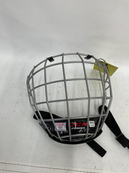 Vist Large View of Product Image Which is Used CCM Hockey Wire Mask Grey MD