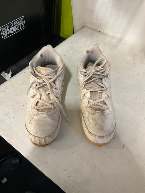 Vist Large View of Product Image Which is Used Under Armour Adult FB Cleats White Senior 7.5