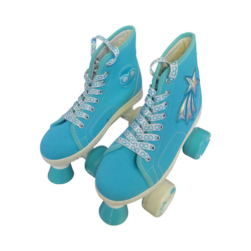 Vist Large View of Product Image Which is Used Infinity ROLLA QUADS Junior Roller Quad Skates Sky Blue Junior 01