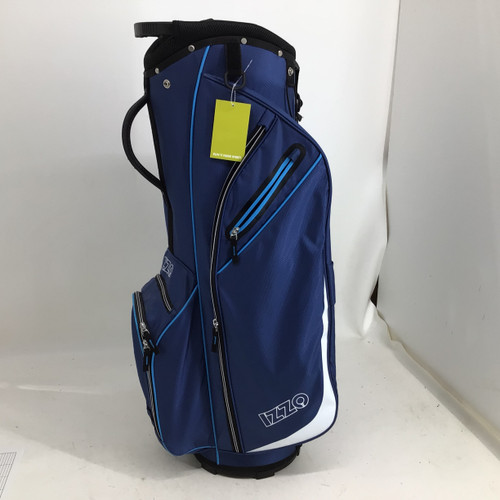 Vist Large View of Product Image Which is Used Izzo 14 WAY NVY BLUE CART BAG Mens Stand Bag Navy Blue