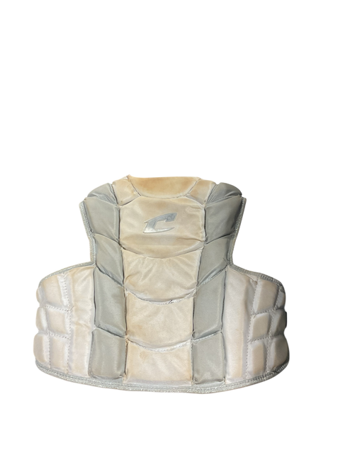 Vist Large View of Product Image Which is Used Champro WHITE CHEST PROTECTOR Catchers Chest Protector White Youth