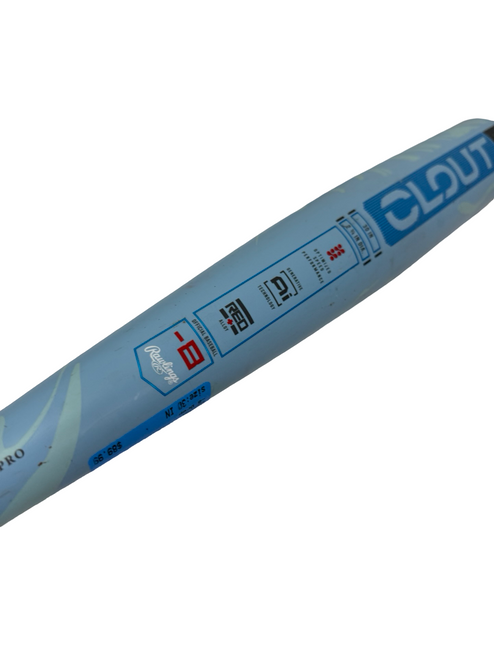 Vist Large View of Product Image Which is Used Rawlings CLOUT Ai RUT5C8 -8 USSSA 2 3/4 Baseball Bat 30" 30/22