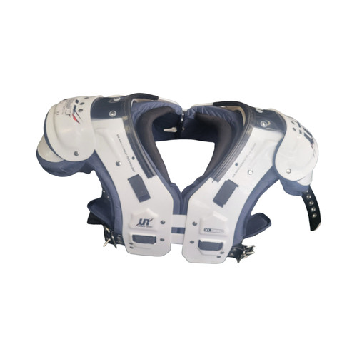 Vist Large View of Product Image Which is Used UN AMT-2000 FB Shoulder Pads White XL