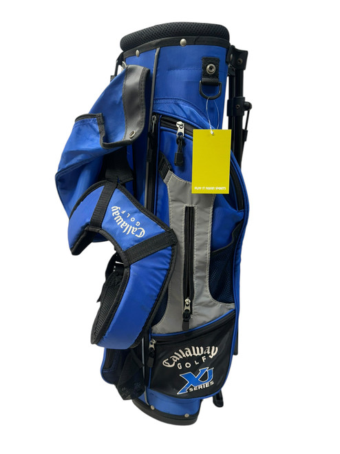 Vist Large View of Product Image Which is Used Callaway JR BAG Jr Stand Bag Navy Blue