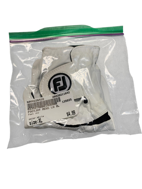 Vist Large View of Product Image Which is Used Foot Joy Mens Golf Glove White XL