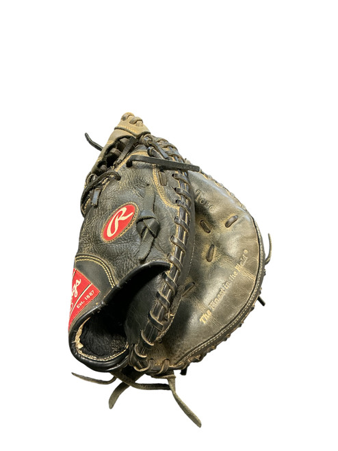 Vist Large View of Product Image Which is Used Rawlings RCM325BB BB/SB Catchers RH Throw Black 32 1/2"