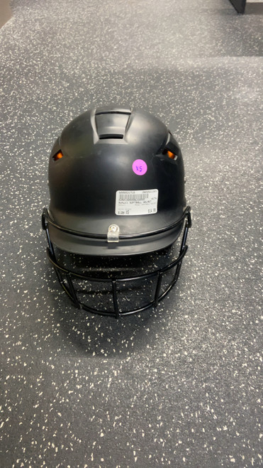 Vist Large View of Product Image Which is Used Schutt SOFTBALL HELMET Batting Helmet w/Mask Black XS