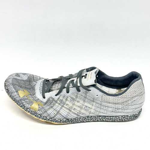 Vist Large View of Product Image Which is Used Under Armour HOVR SHAKEDOWN Track & Field Cleats Adult Grey Senior 11.5