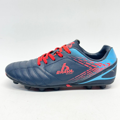 Vist Large View of Product Image Which is Used Brava Soccer Cleats Navy Blue Junior 04.5