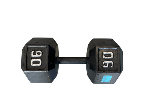 Vist Large View of Product Image Which is Used Hex Dumbbell (Each) 90 lb