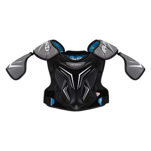 Vist Large View of Product Image Which is New Charger EKG Lacrosse Shoulder Pads Lg