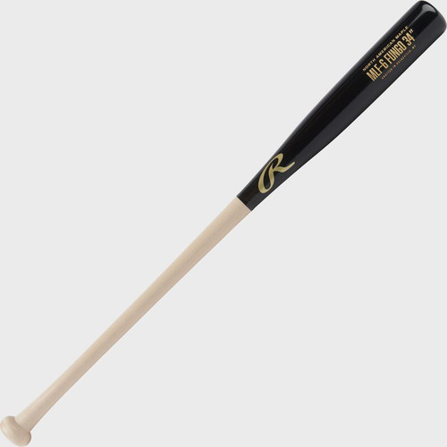 Vist Large View of Product Image Which is New Rawlings 37" Maple Fungo Bat - MLF5 Wood Grain & Black