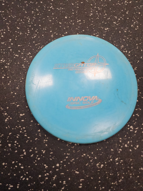 Vist Large View of Product Image Which is Used Innova STAR GATOR Disc Golf Putter Carolina Blue