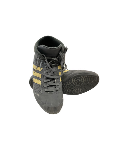 Vist Large View of Product Image Which is Used Adidas Wrestling Shoes Grey Senior 8.5