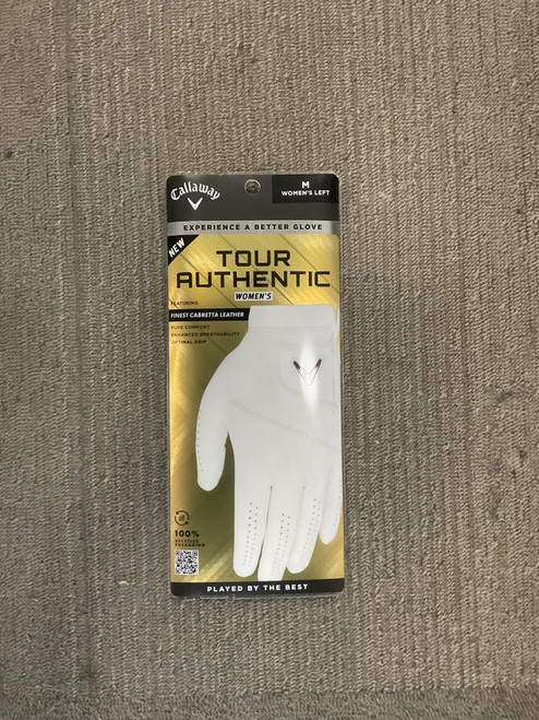 Vist Large View of Product Image Which is Used Callaway Mens Golf Glove White LG