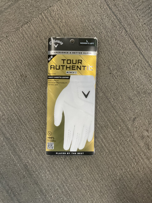 Vist Large View of Product Image Which is Used Callaway Mens Golf Glove White LG