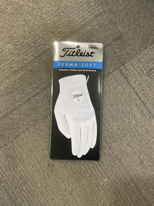 Vist Large View of Product Image Which is Used Titleist Mens Golf Glove White LG
