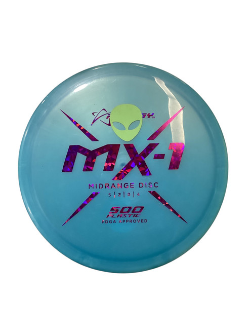 Vist Large View of Product Image Which is Used Prodigy MX-1 Disc Golf Mid Range Royal Blue